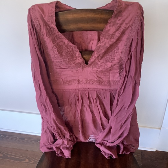 Free people mauve tunic - Picture 4 of 8